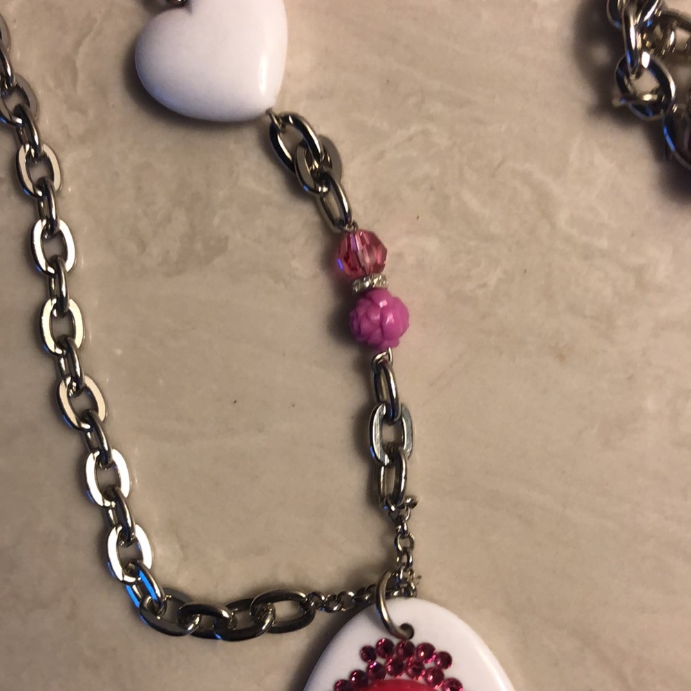 Victorian ACID cameo Heart Necklace silhouette - Picture 7 of 11